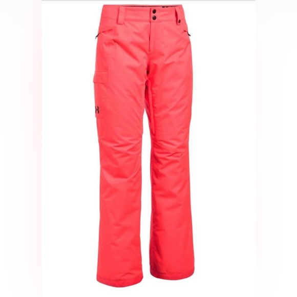Under Armour Storm ColdGear Infrared Snowboard Ski Pants Marathon Red Women’s Sm - Picture 1 of 17
